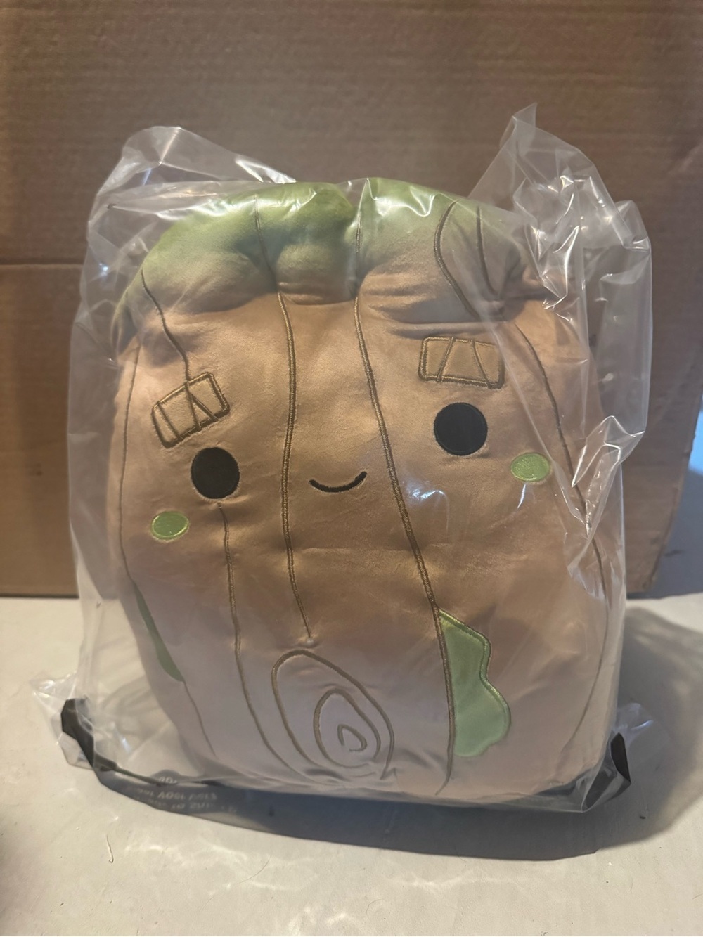 Groot - Squishmallow -  Pillow - Beige and Green